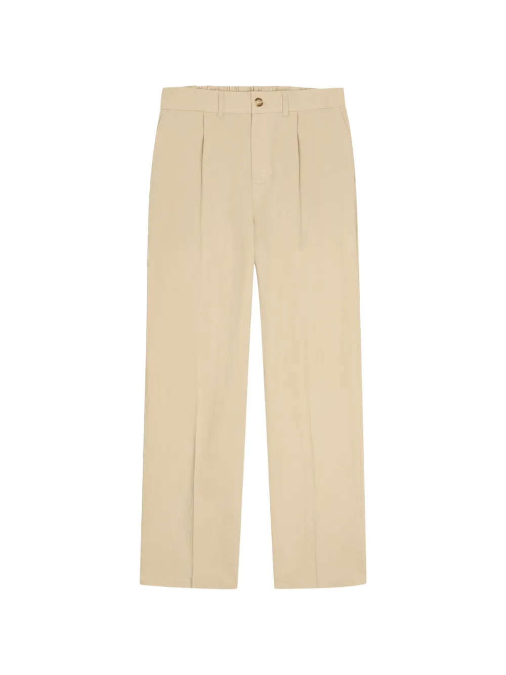 RAITH pleated tapered trousers - Nude
