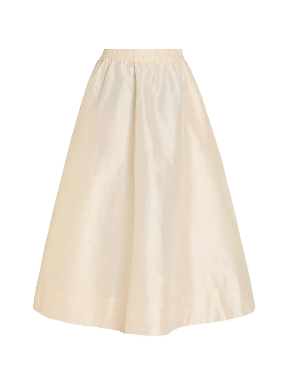Suzie Kondi elasticated-waist flared maxi skirt - Toni neutri