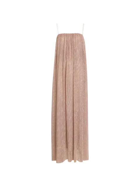 L'IDÉE Amante pleated maxi gown