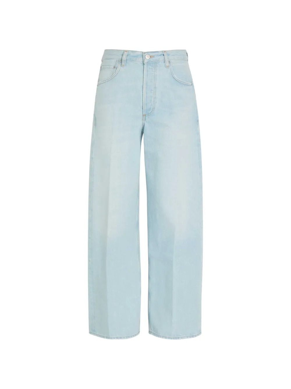 Citizens of Humanity faded-effect wide-leg jeans - Blu
