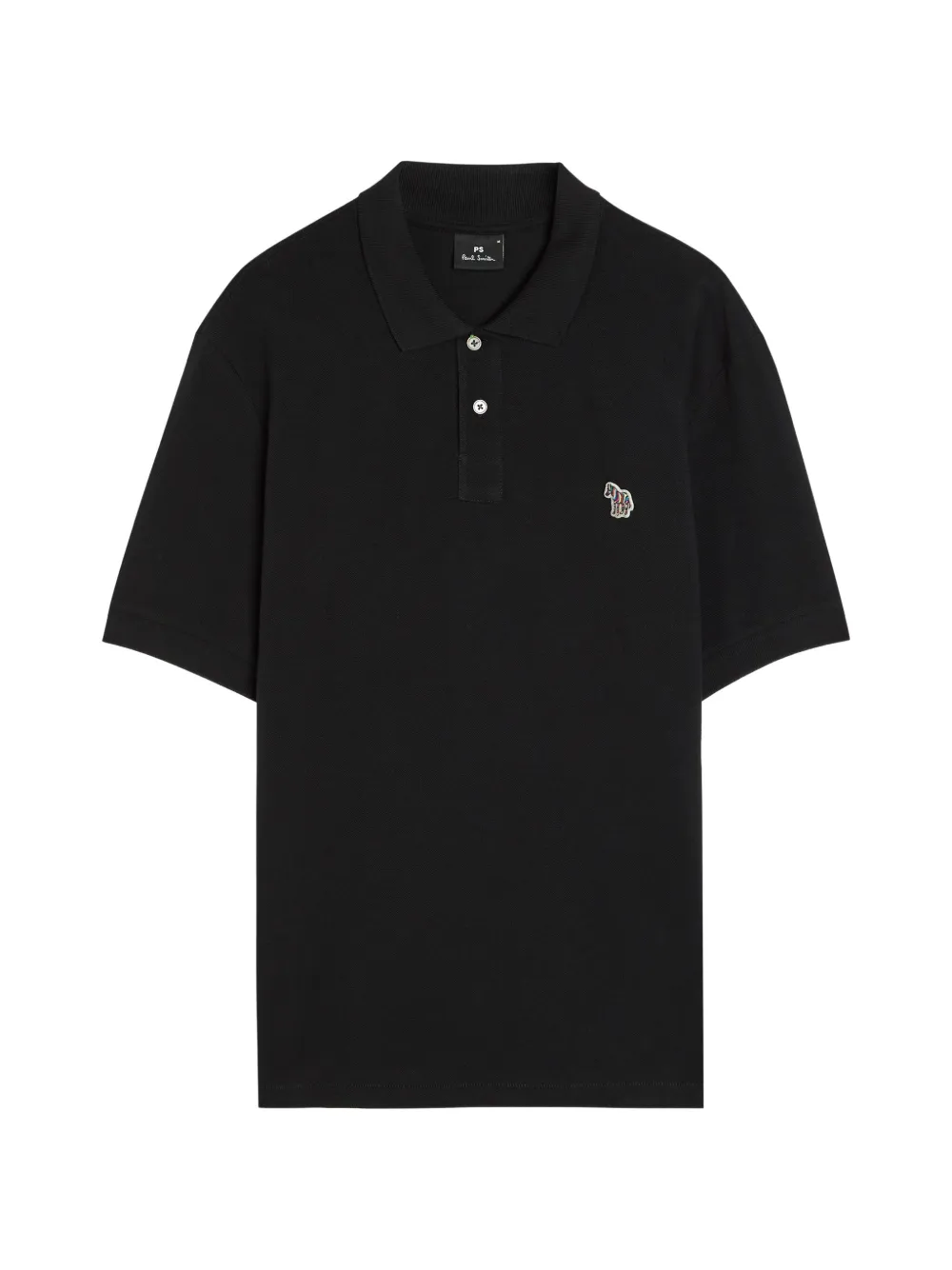 PS Paul Smith zebra-patch polo shirt - Nero