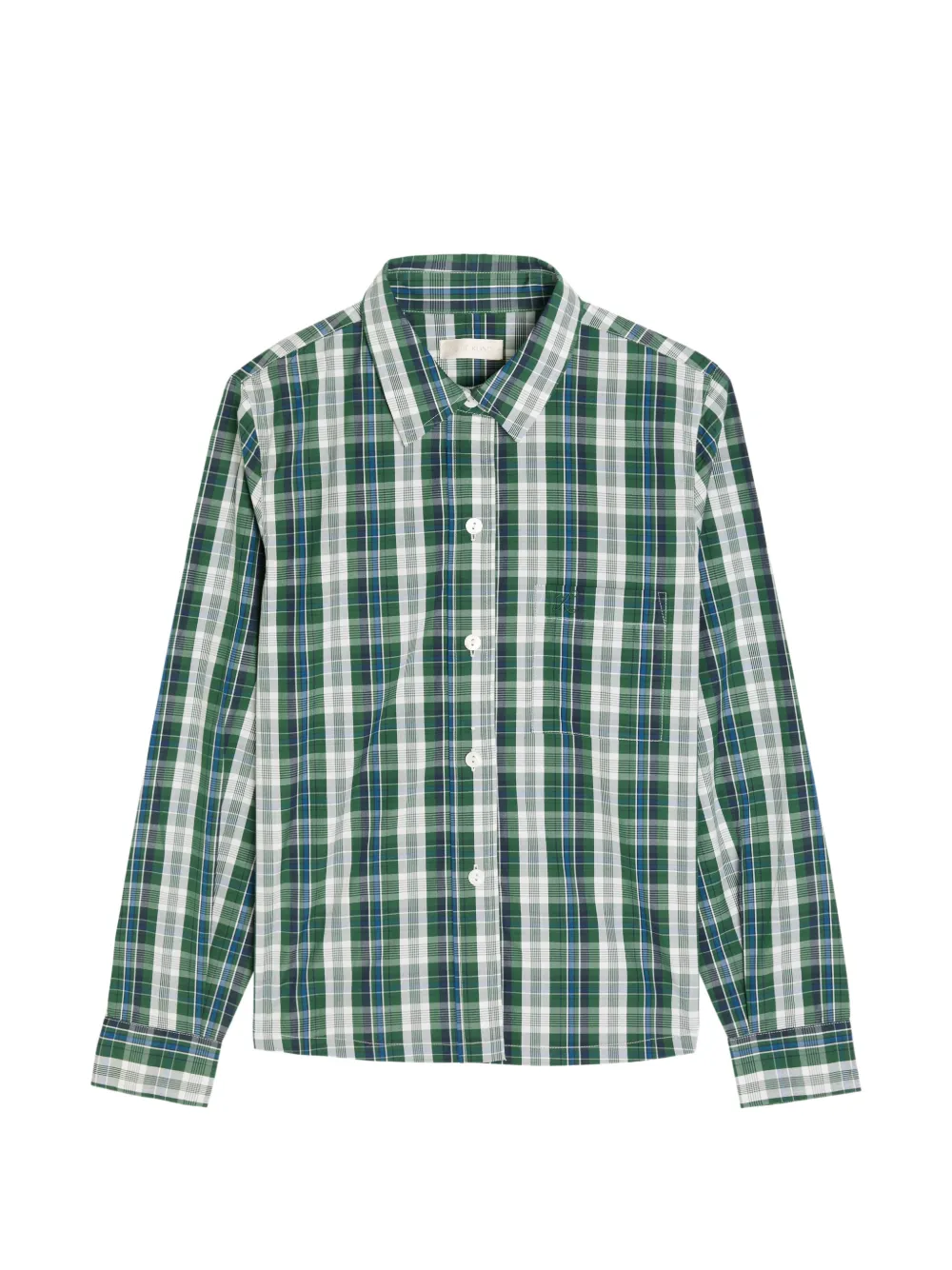 Suzie Kondi Vella check-pattern long-sleeve shirt - Grün