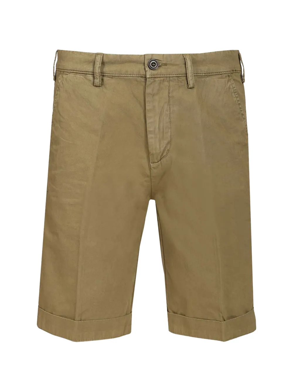 Al Duca D’Aosta 1902 pleated turn-up shorts - Grün