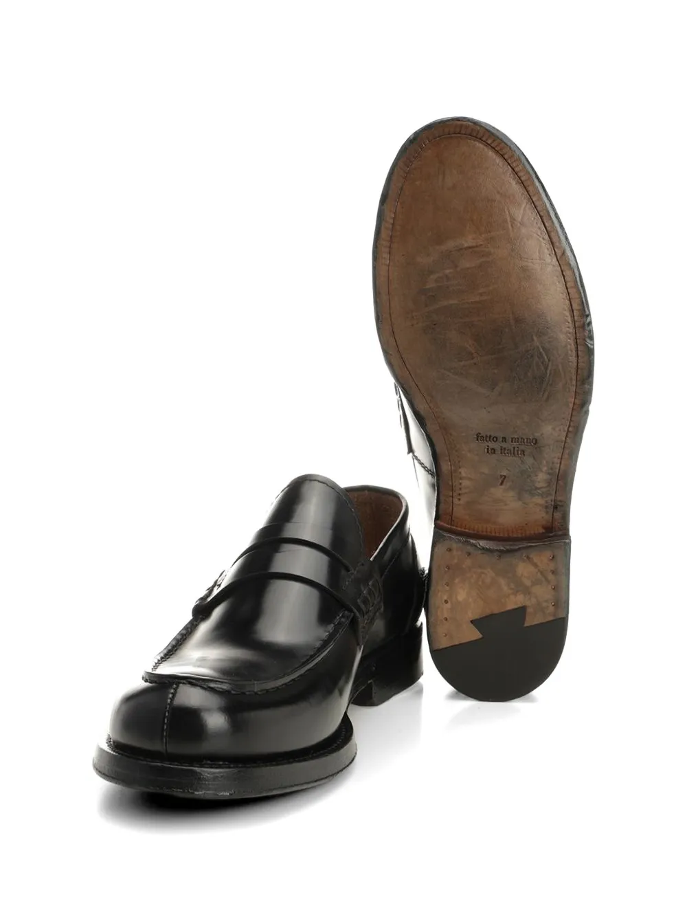 Al Duca D Aosta 1902 College loafers Zwart
