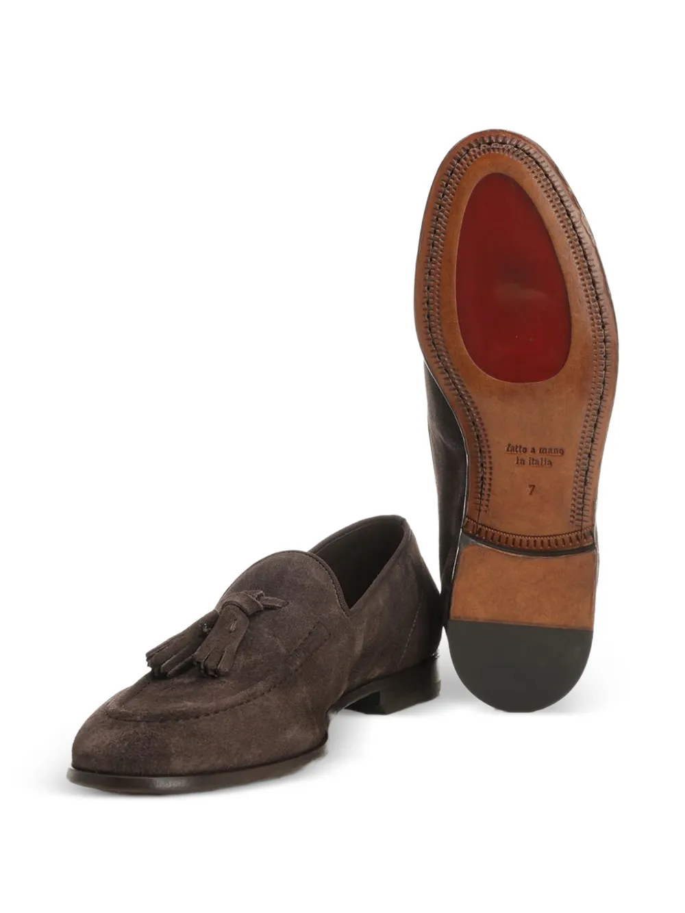 Al Duca D Aosta 1902 tassel-detail loafers Bruin