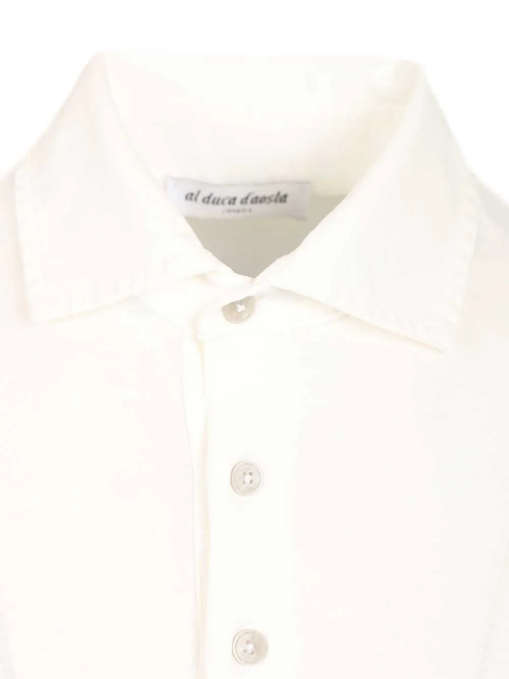 Al Duca D’Aosta 1902 three-button polo shirt - Bianco