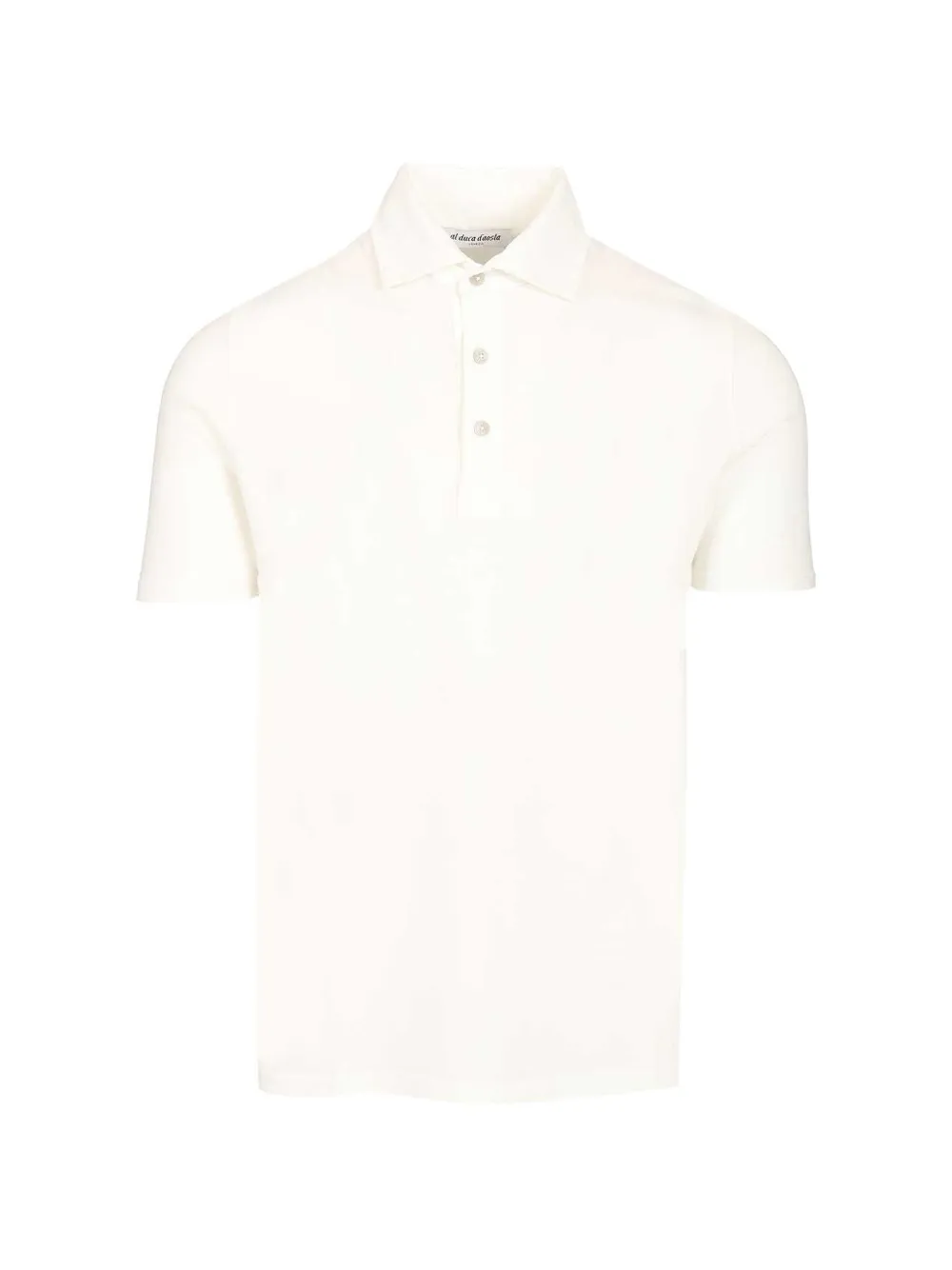 Al Duca D’Aosta 1902 three-button polo shirt - Bianco