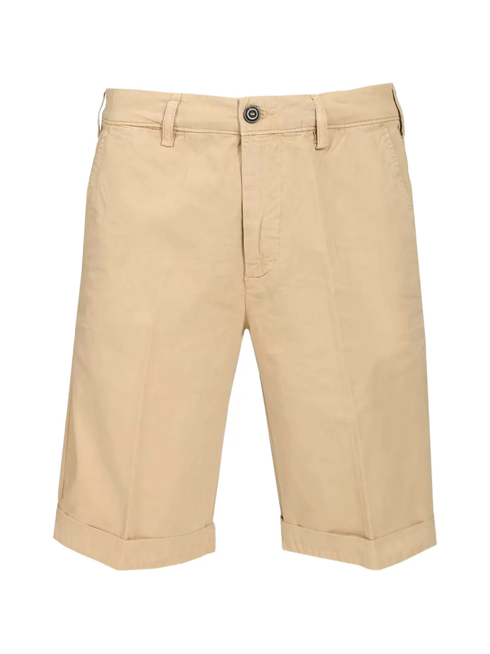 Al Duca D’Aosta 1902 pleated turn-up shorts - Toni neutri