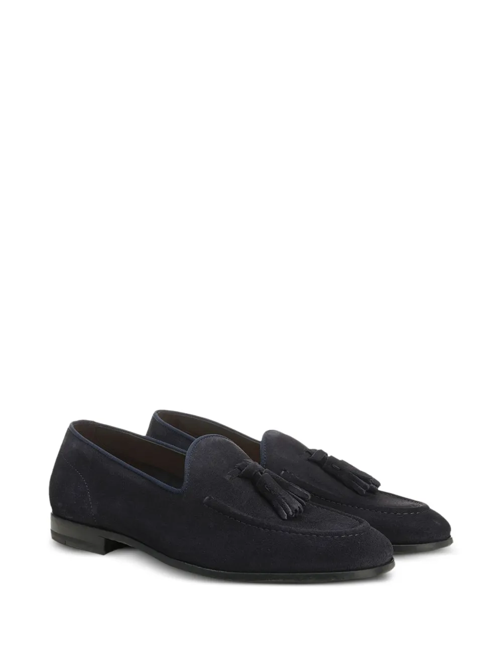 Al Duca D Aosta 1902 tassel-detail suede loafers Blauw