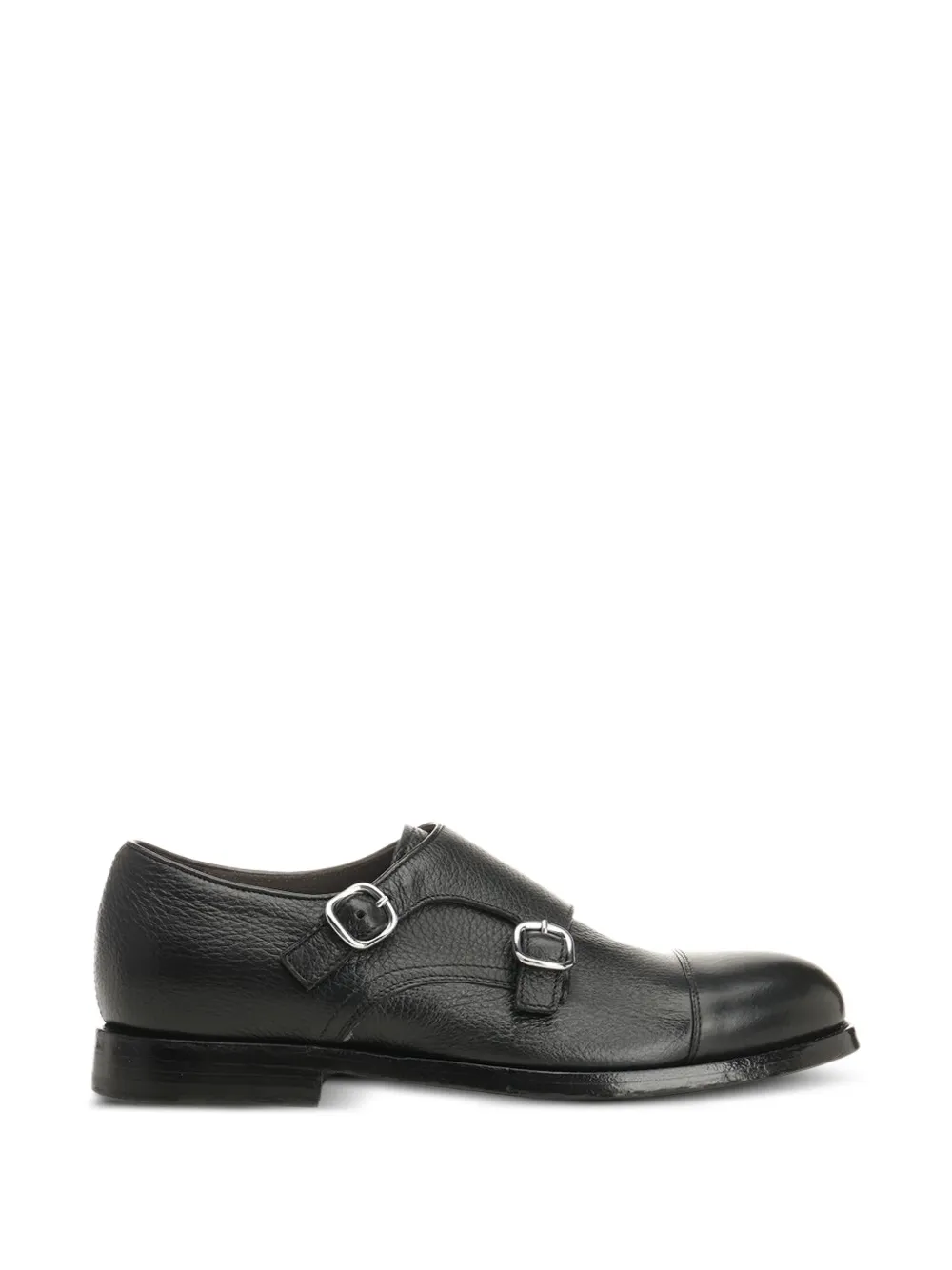 Al Duca D Aosta 1902 double-strap monk shoes Zwart
