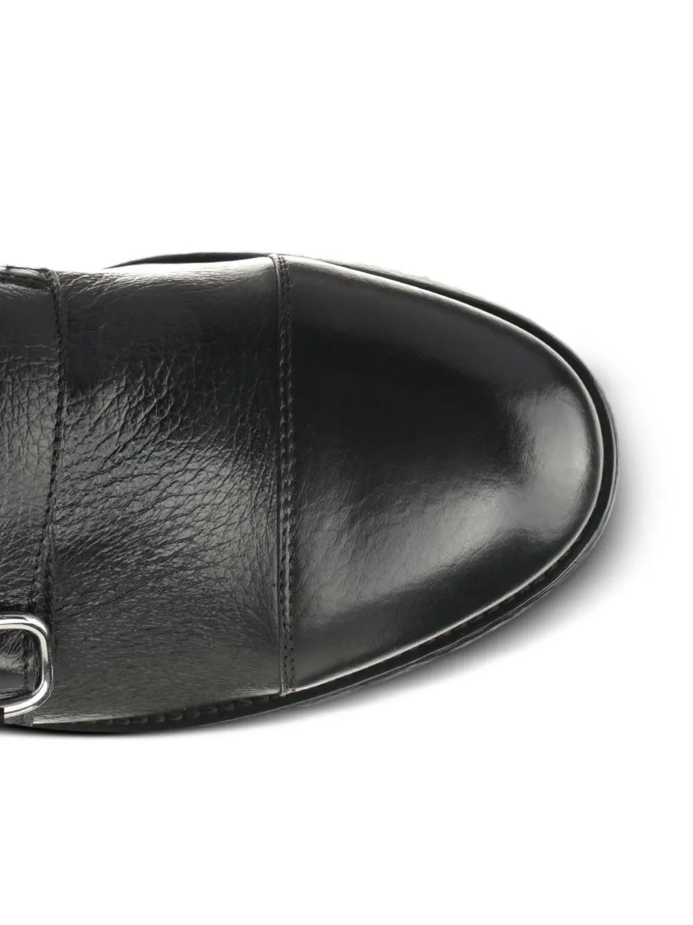 Al Duca D Aosta 1902 double-strap monk shoes Zwart