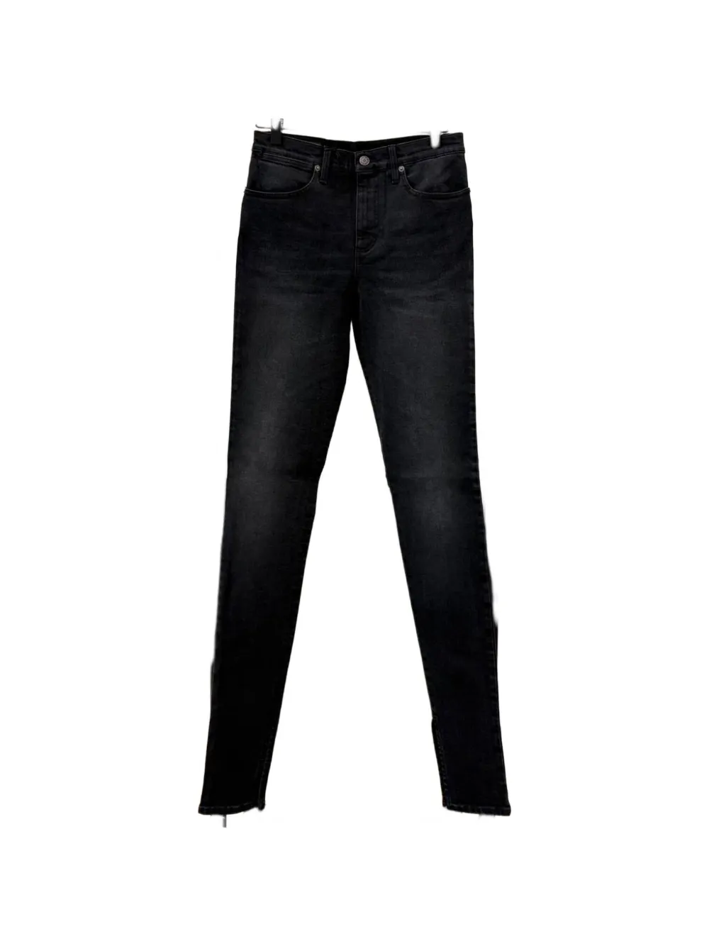 Gucci Denim skinny broek met katoenen wassing Zwart