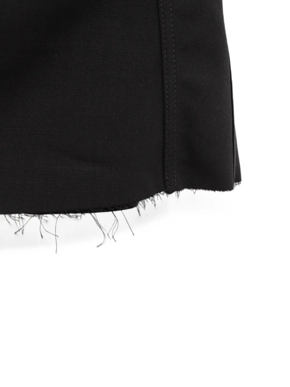 Rick Owens Strapless top met franje Zwart