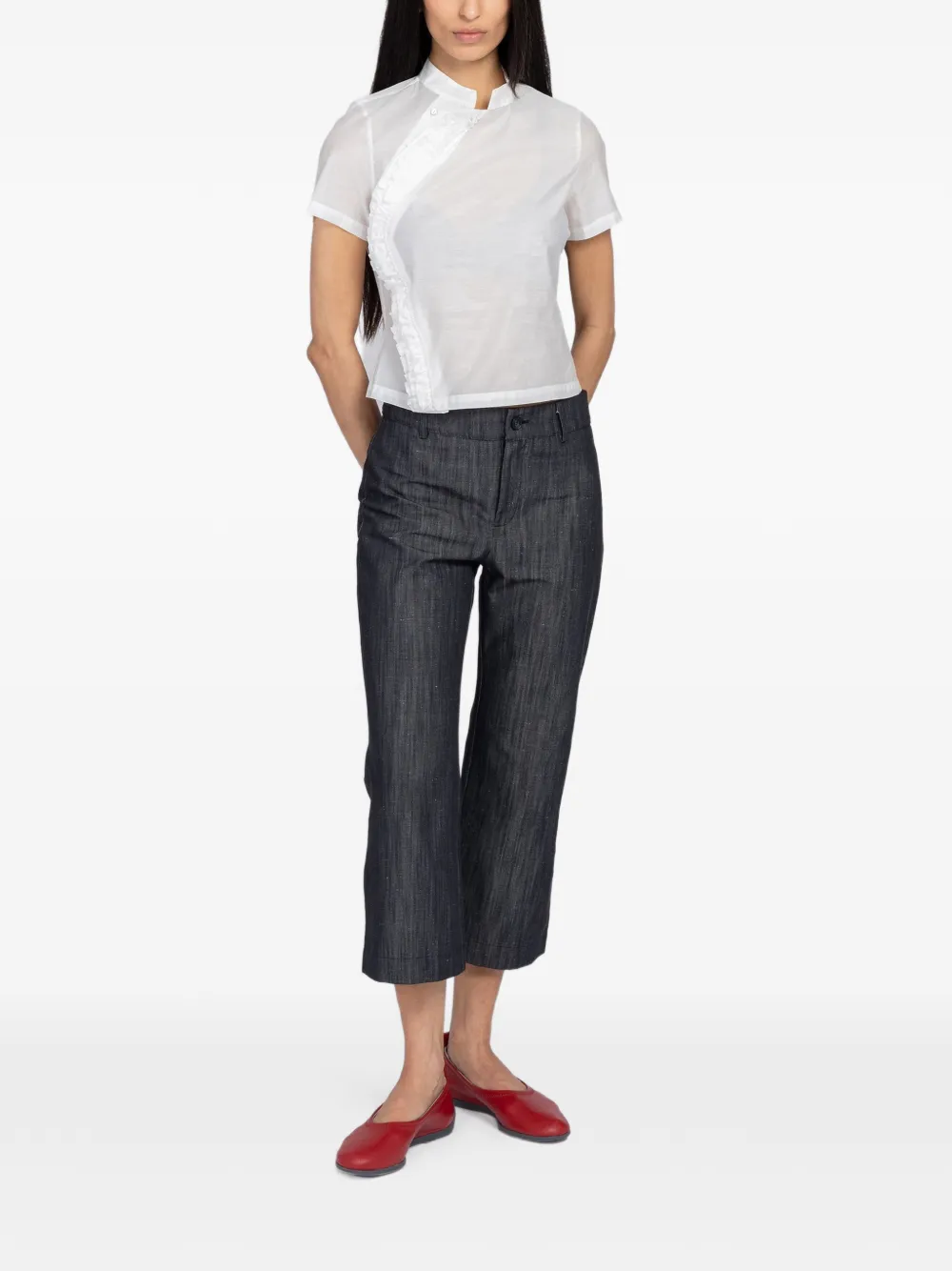  Paloma Wool Vaqueros Capri Sibily - Gris 