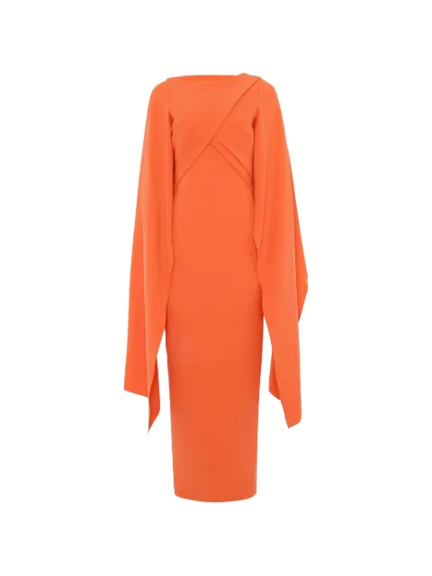 Roksanda Iven cape-sleeve maxi dress