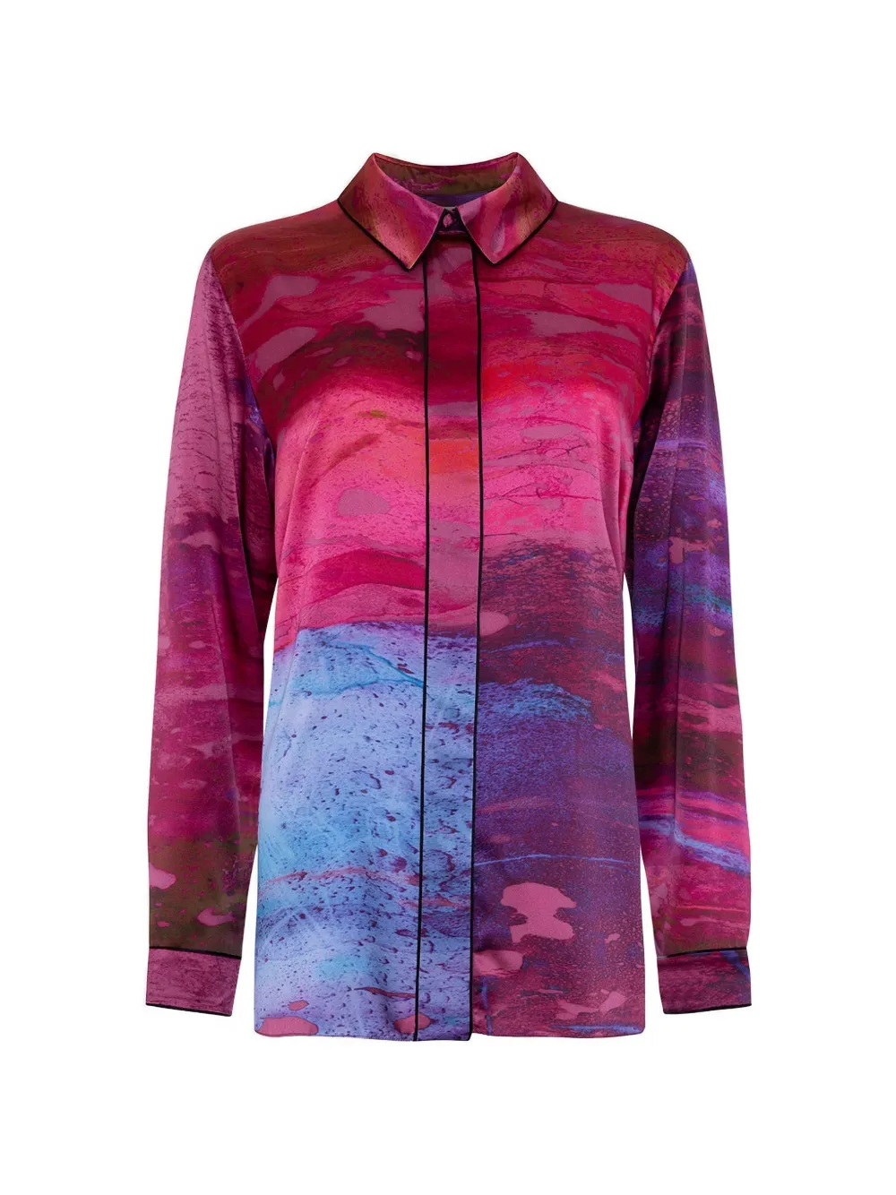 Roksanda Leonara abstract-print shirt - Rosa