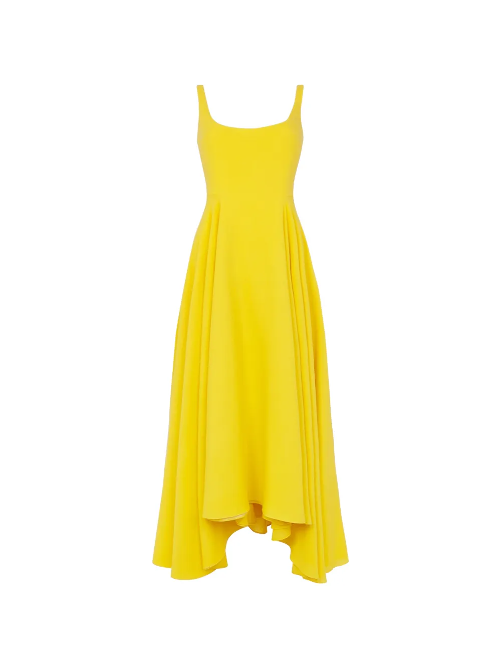 Roksanda Awn pleated asymmetric dress - Giallo