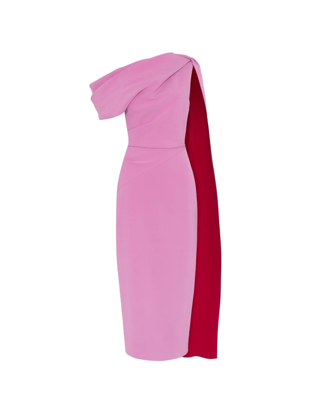 Roksanda Maite draped-panel midi dress - Rosa