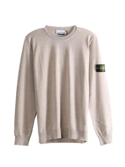 Stone Island logo-patch sweater