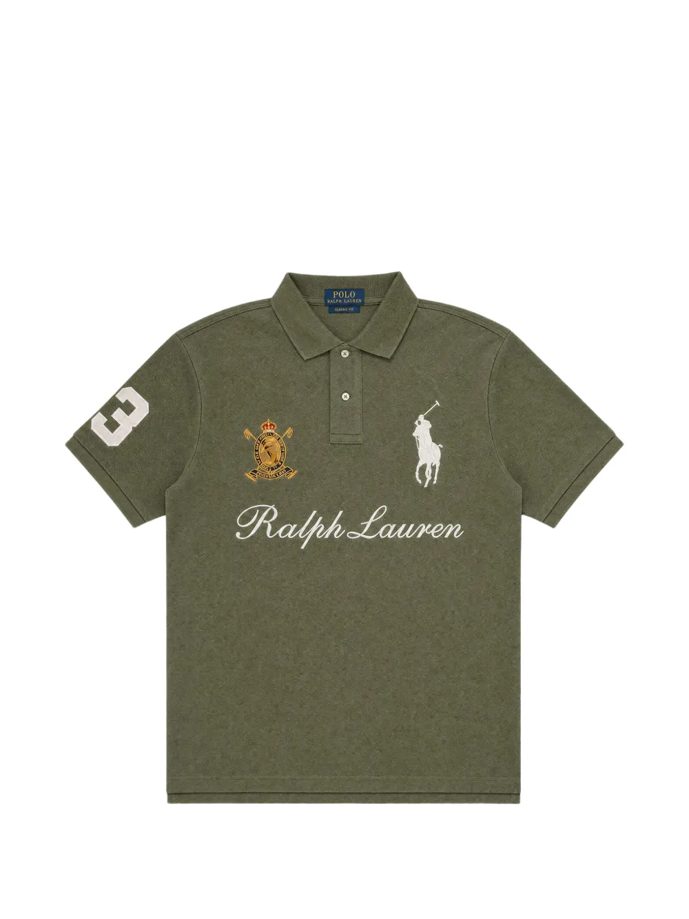 Polo Ralph Lauren logo-embroidered polo shirt - Grün