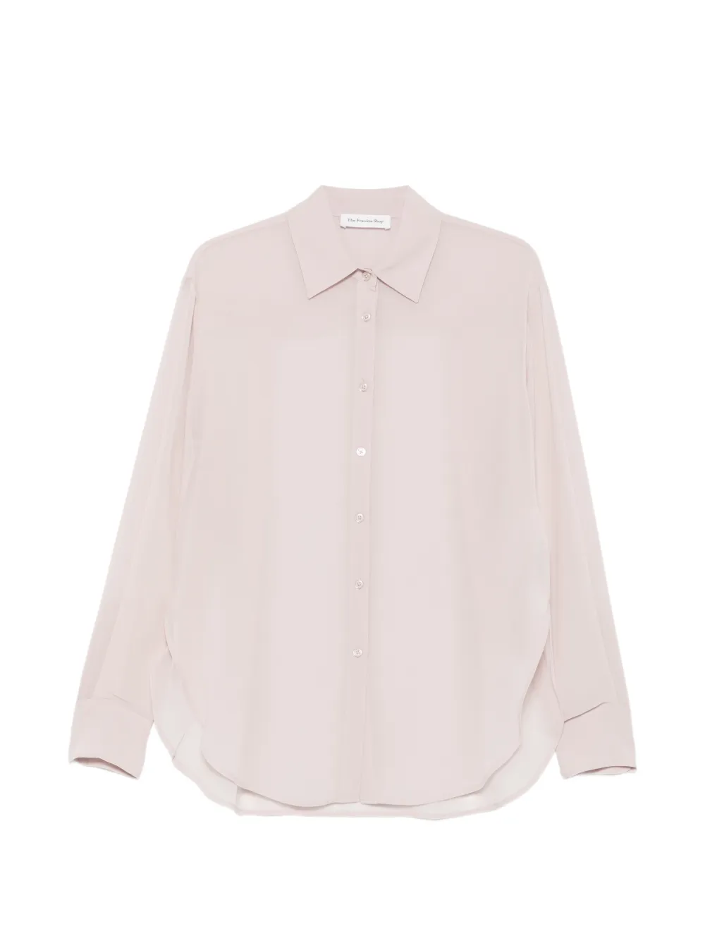 The Frankie Shop sheer button-up shirt - Rosa