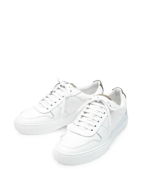 Herno leather panelled sneakers