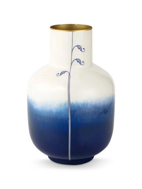 PIP STUDIO leaf-print ombre-effect vase