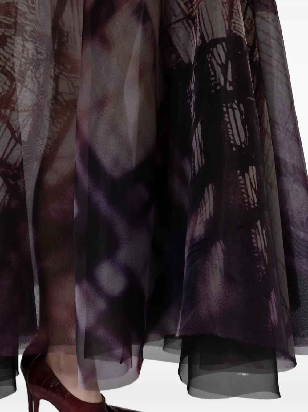 Roksanda Nali Abstract-print Sleeveless Maxi Dress in Purple, view 5