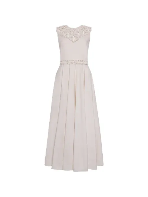 Roksanda Helin macramé-panel midi dress