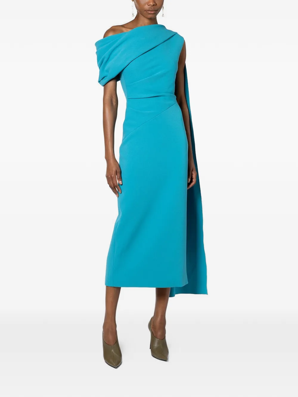  Roksanda Vestido Midi Maite - Azul 