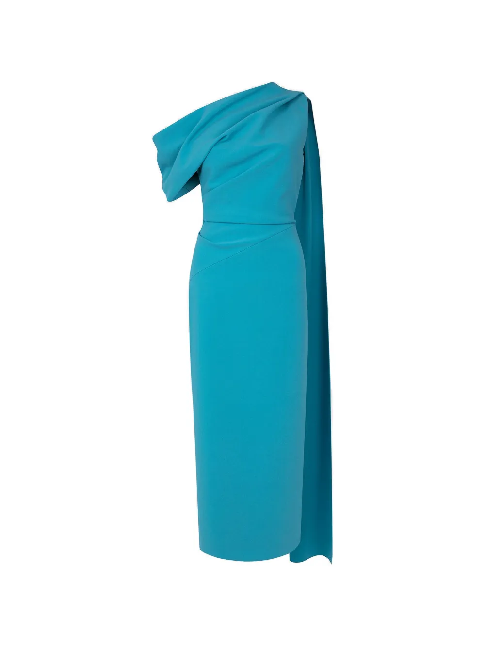 Roksanda Maite draped-panel midi dress - Blu