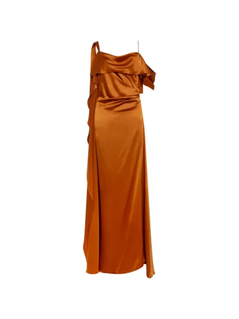 Roksanda Lysa ruffled draped maxi dress