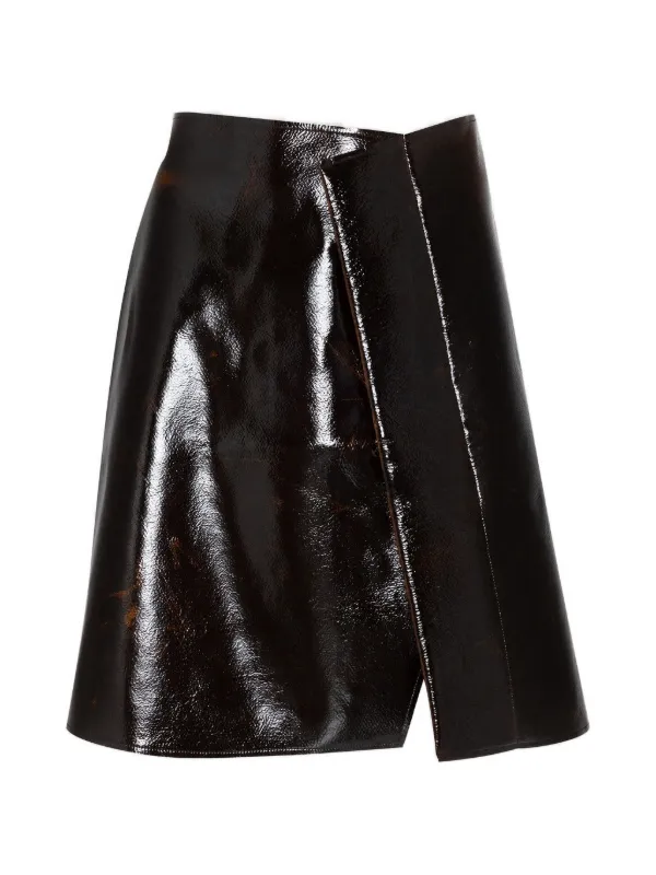 Roksanda Adil Wrap-style Mini Skirt in Brown
