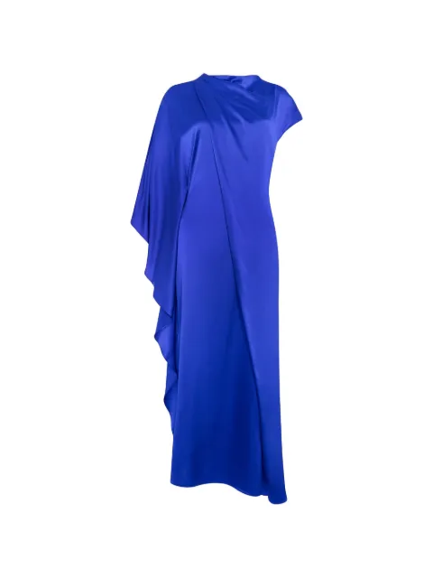 Roksanda Hiba draped asymmetric midi dress