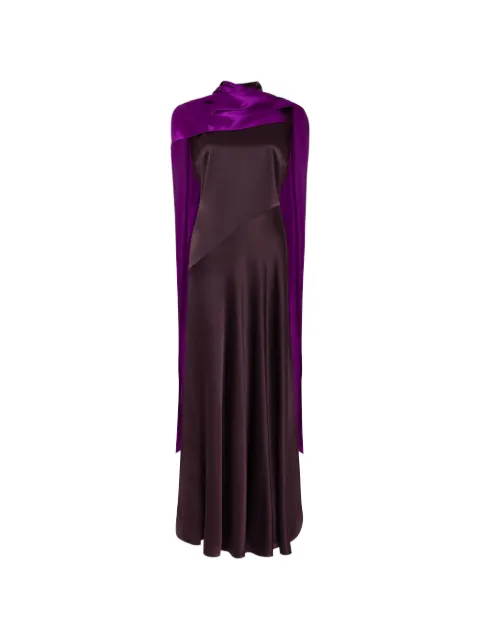 Roksanda Klanira draped-cape maxi dress