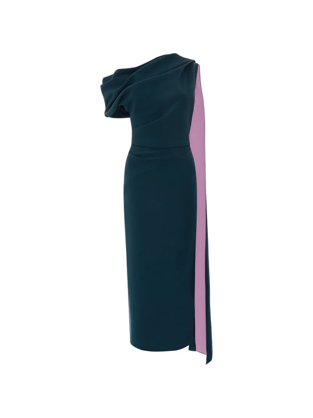 Roksanda Maite draped midi dress - Blu