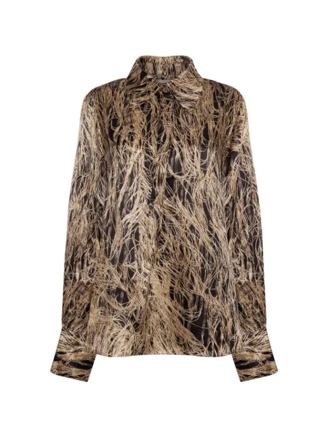 Roksanda Juniper feather-scan shirt 