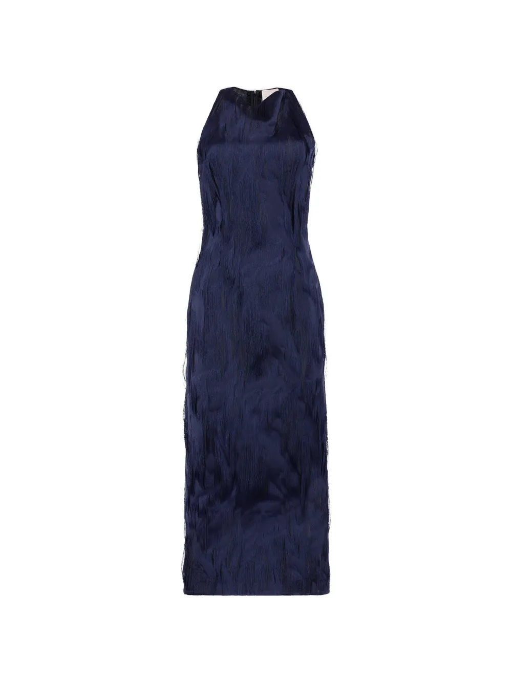 Roksanda Lene fringe-trimmed midi dress - Blu