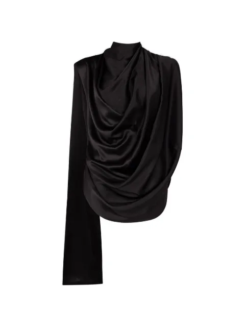 Roksanda Vesper draped asymmetric broken blouse
