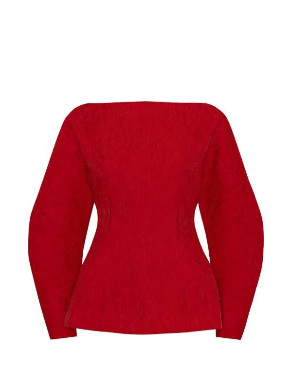 Roksanda Eni Textured-finish Top