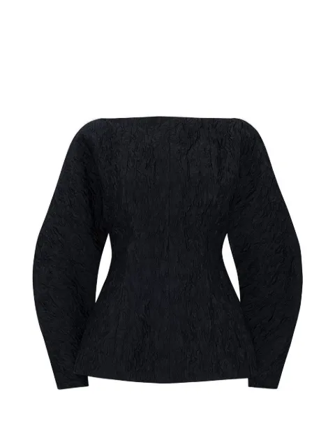 Roksanda Eni crinkled-effect long-sleeved blouse