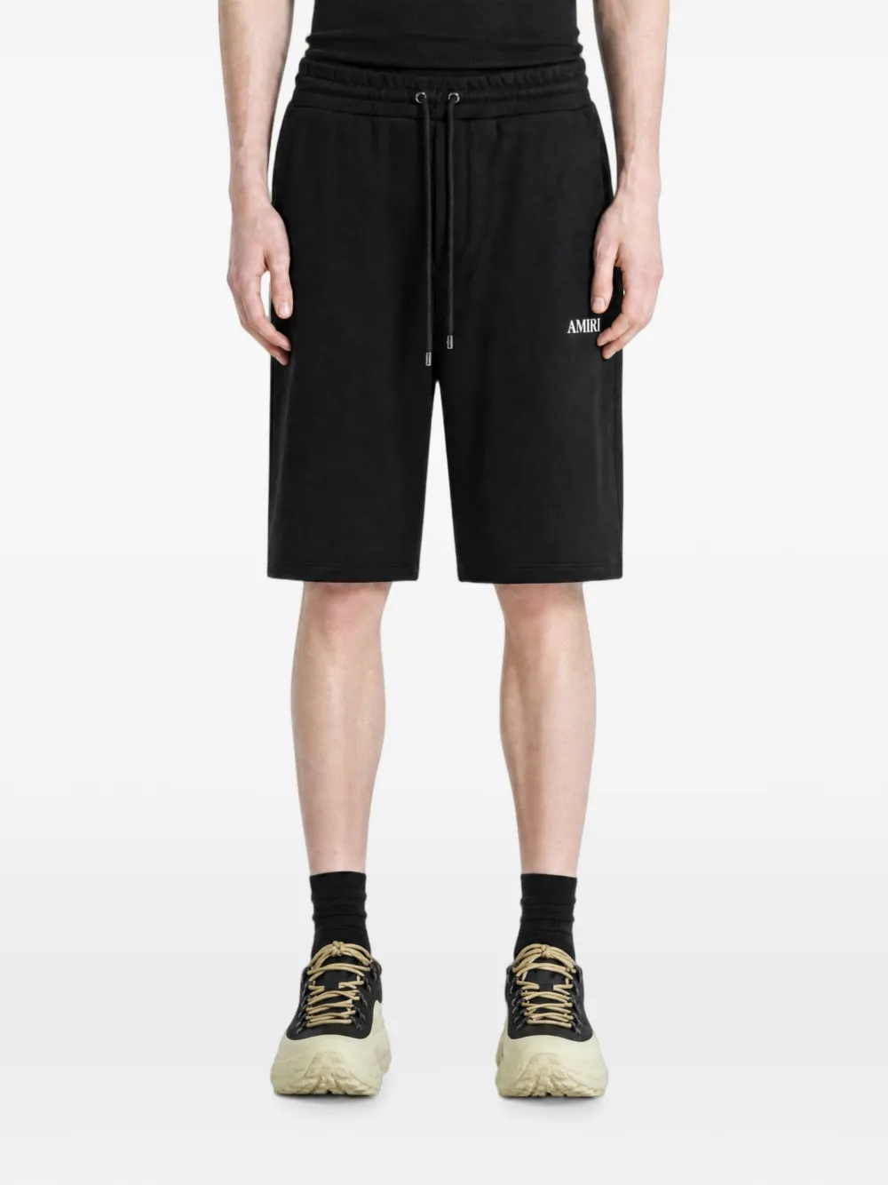 AMIRI logo-print drawstring shorts - Schwarz