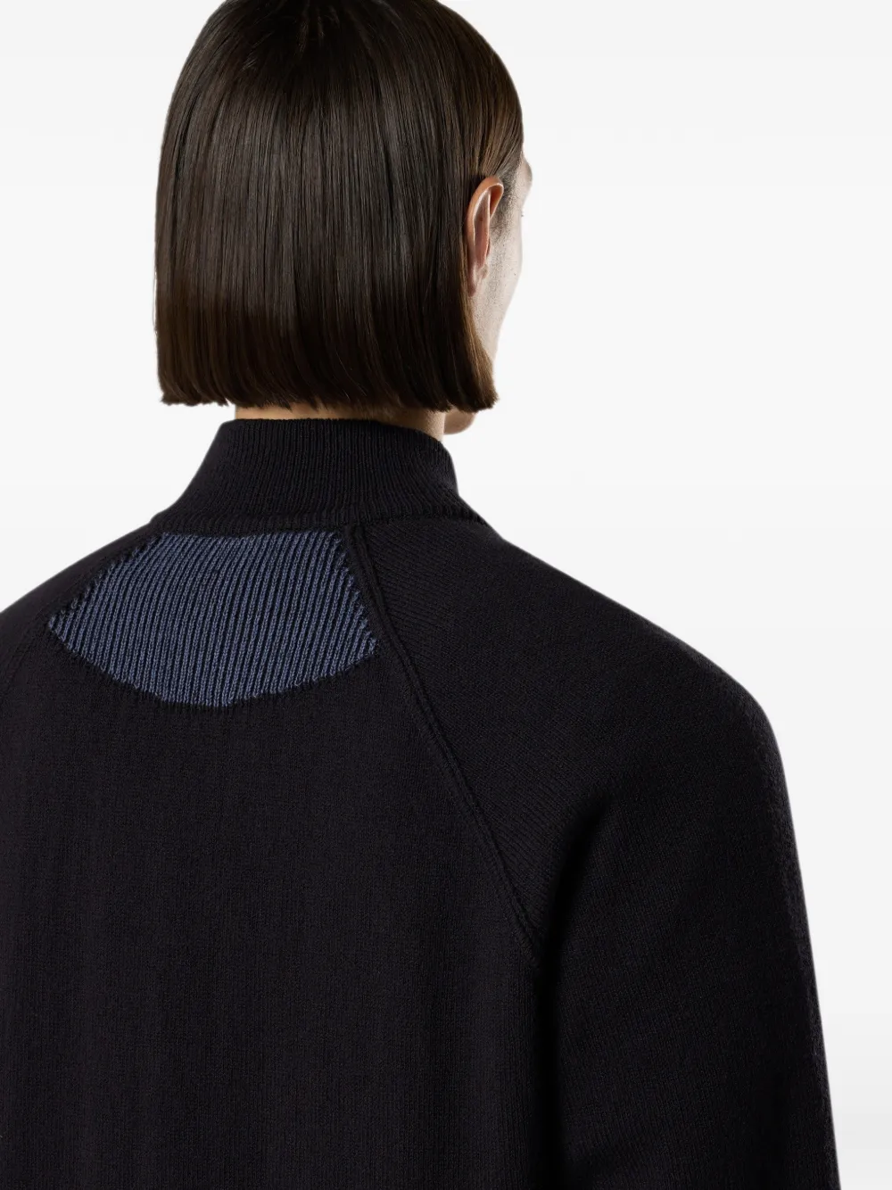 Stone Island Trui met logopatch Zwart
