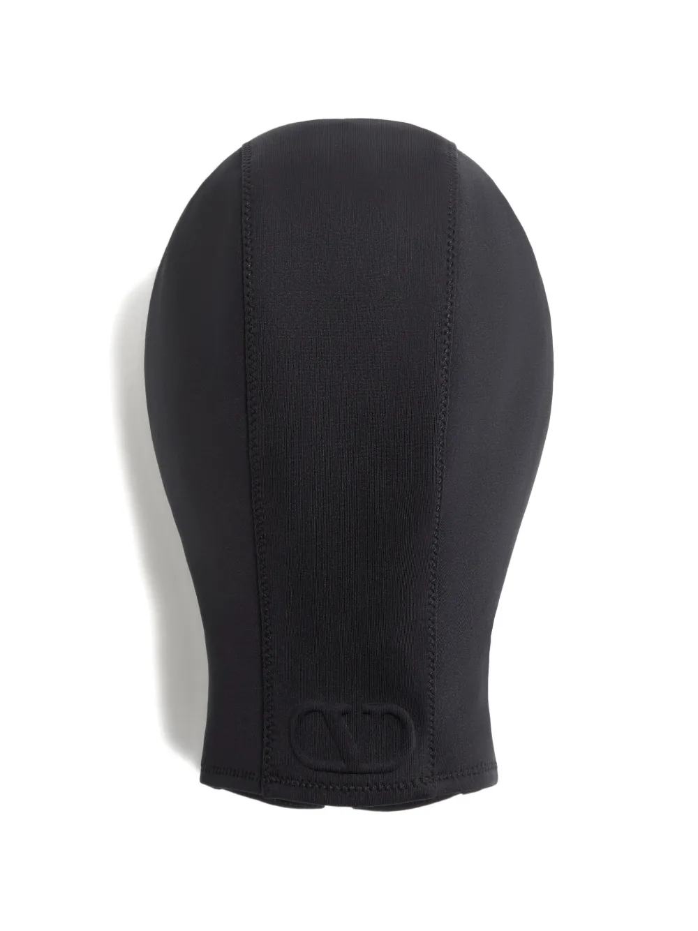 Valentino Garavani VLogo Signature jersey capuchon met rits Zwart