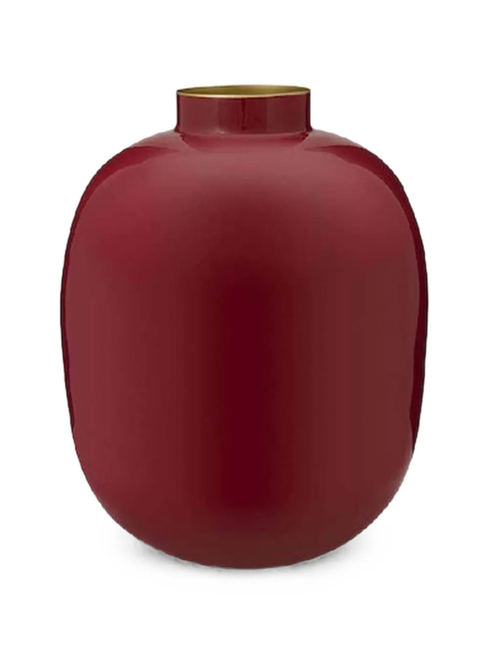 Pip Studio Glossy-finish Vase In Red
