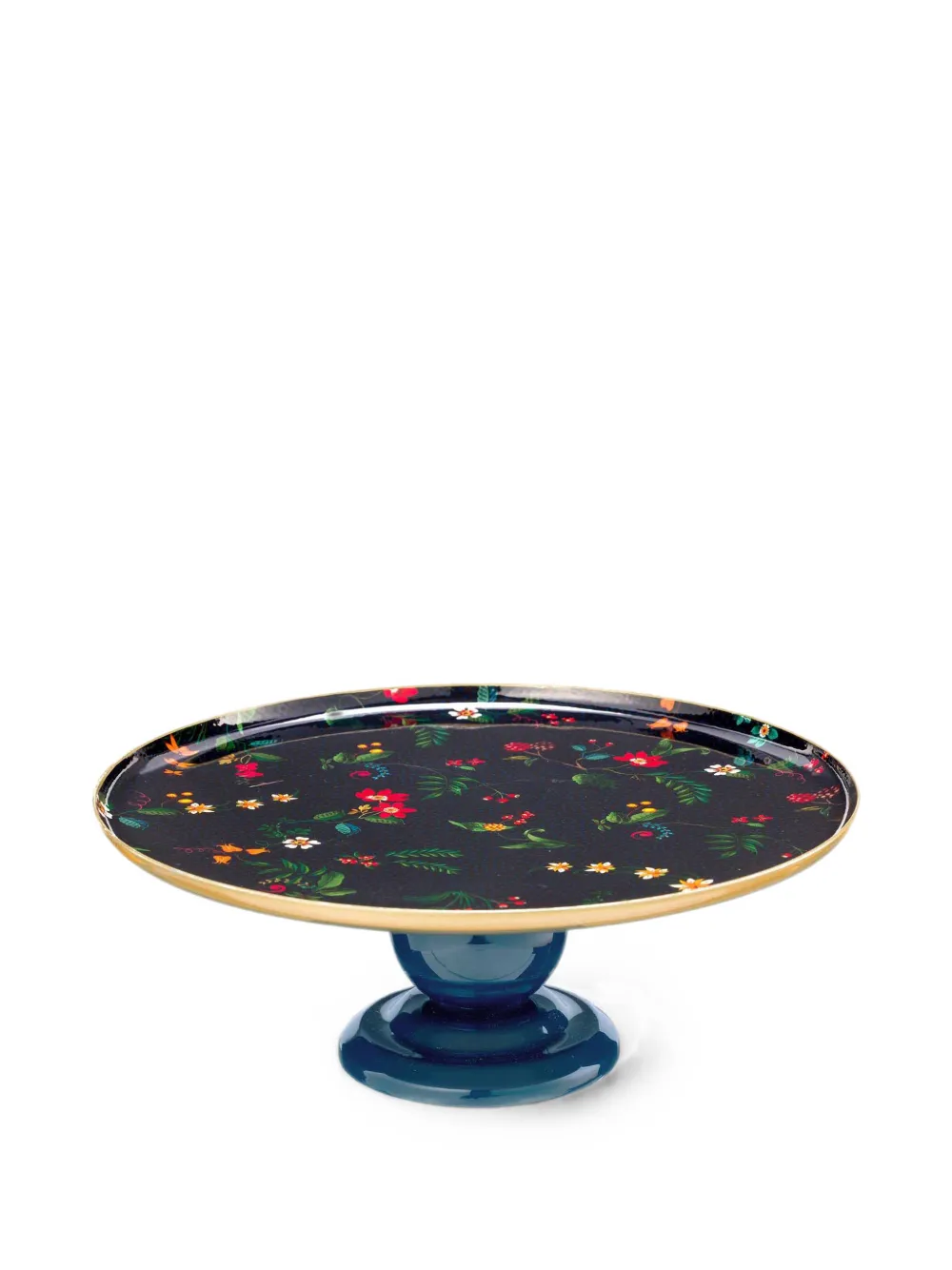 Pip Studio Berry Blues Floral-print Cake Stand
