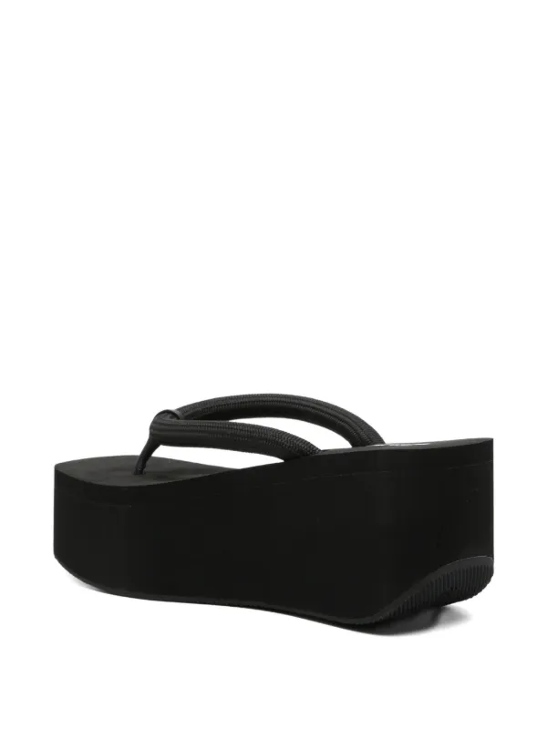 Alexander Wang プラットフォーム サンダル | ブラック | FARFETCH JP
