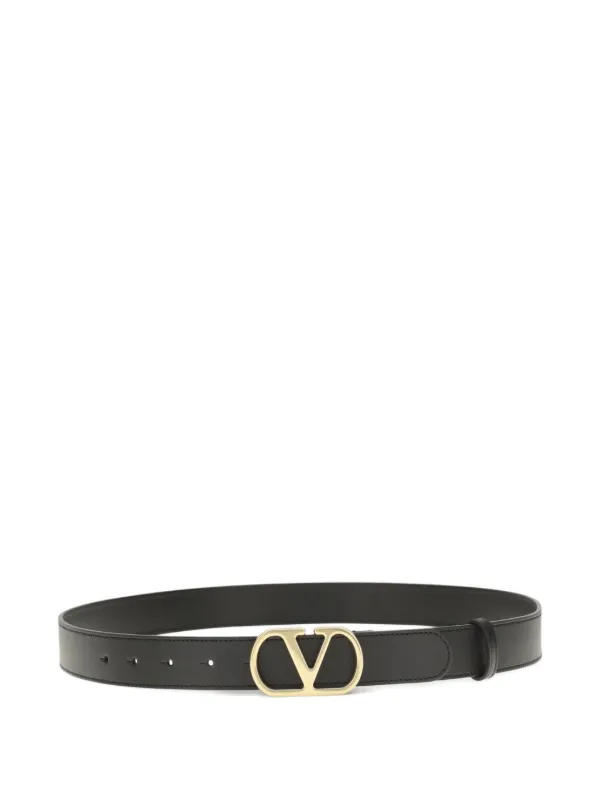 Valentino Garavani Vロゴ シグネチャー ベルト | ブラック | FARFETCH JP
