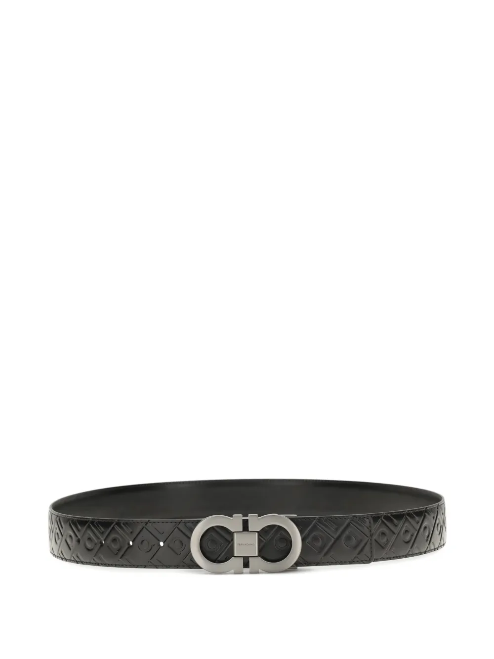 Ferragamo Gancini reversible belt - Nero