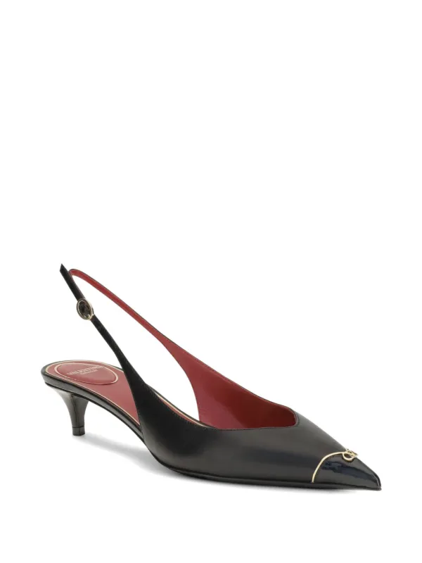 Valentino Garavani Vロゴ シグネチャー スリングバック パンプス
